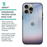 Light Sky Texture Glass Case for iPhone 15 Pro Max