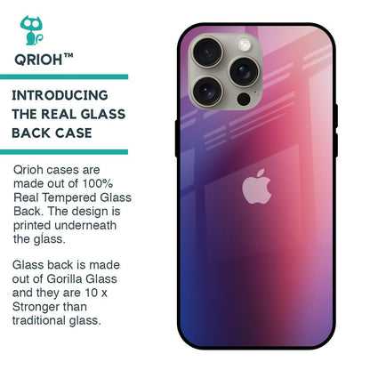 Multi Shaded Gradient Glass Case for iPhone 15 Pro Max