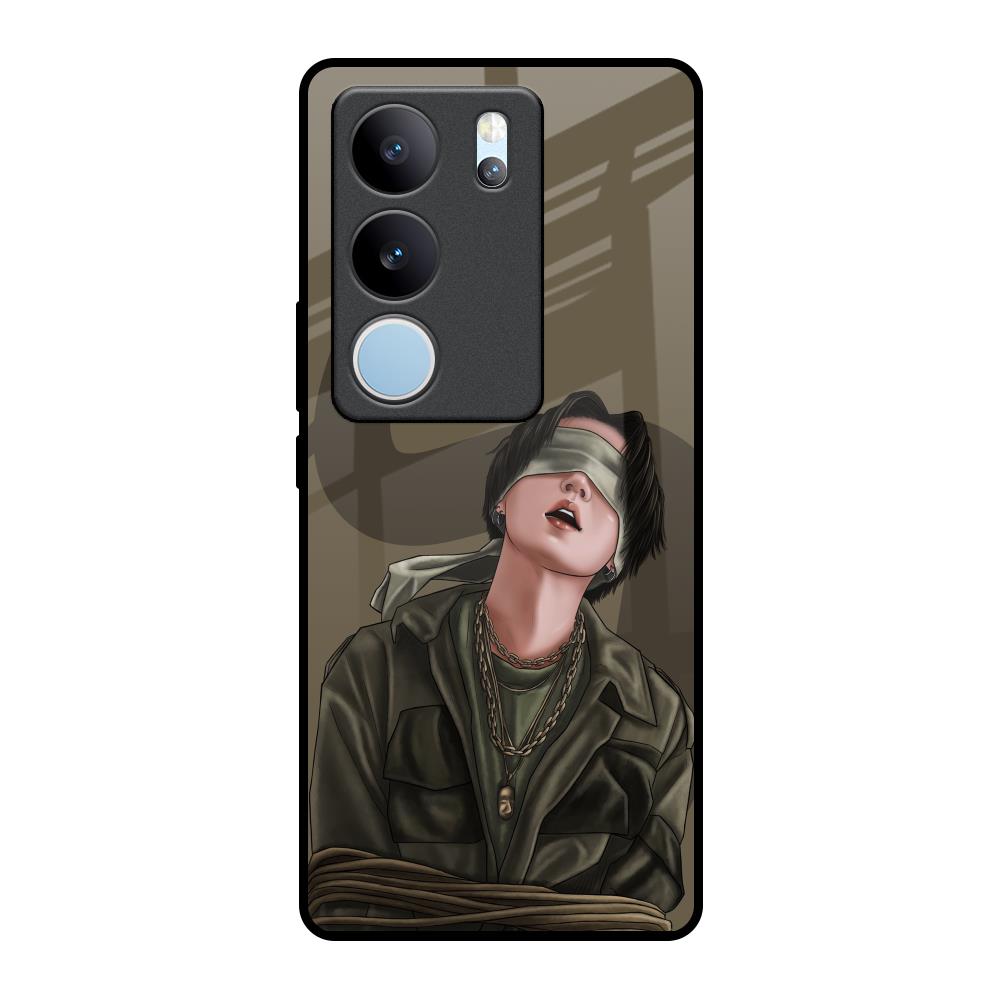 Blind Fold Vivo V29 5G Glass Back Cover Online
