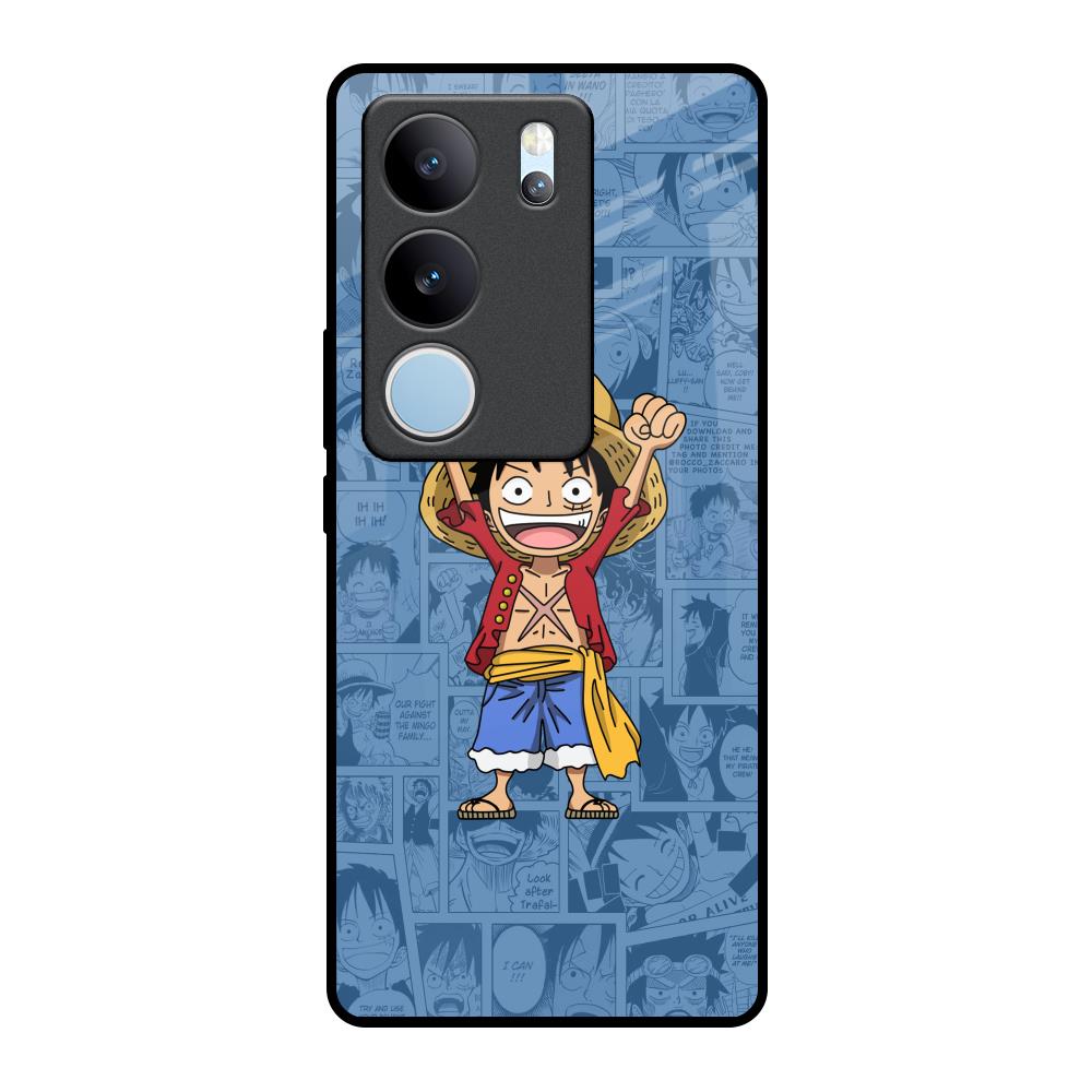 Chubby Anime Vivo V29 5G Glass Back Cover Online