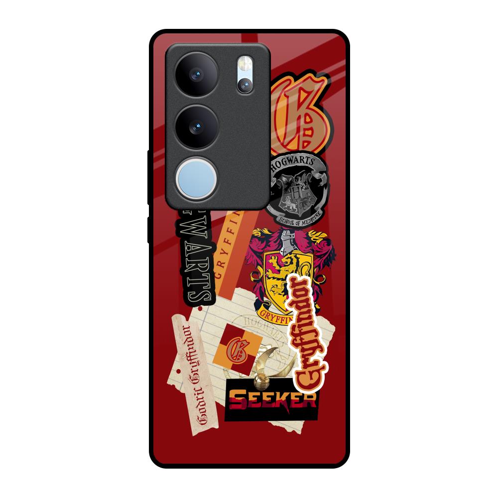 Gryffindor Vivo V29 5G Glass Back Cover Online