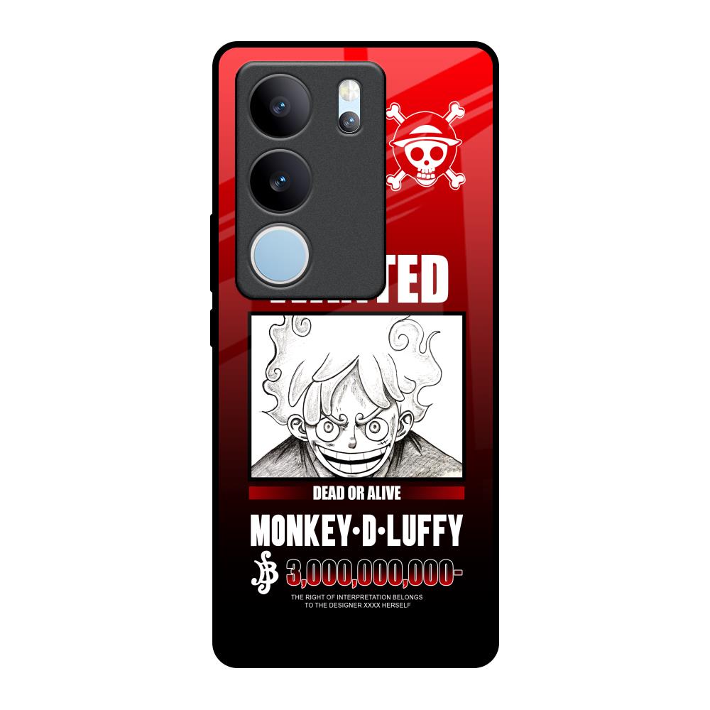 Luffy Wanted Vivo V29 5G Glass Back Cover Online