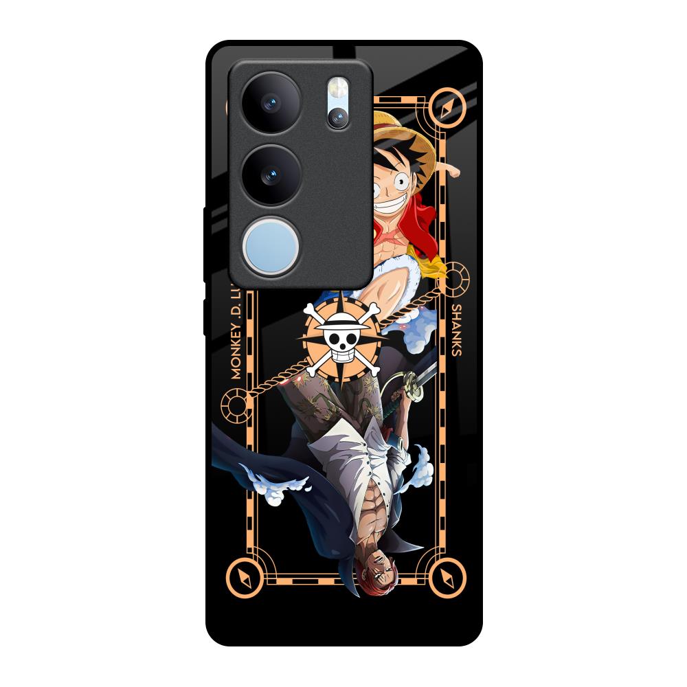 Shanks & Luffy Vivo V29 5G Glass Back Cover Online