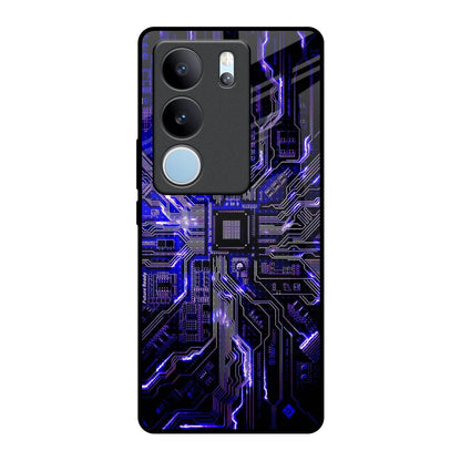 Techno Color Pattern Vivo V29 5G Glass Back Cover Online