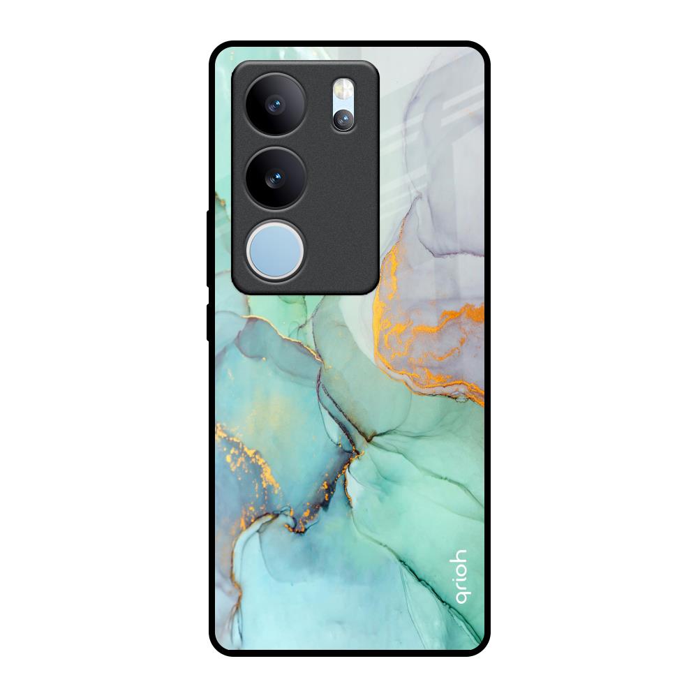 Green Marble Vivo V29 5G Glass Back Cover Online