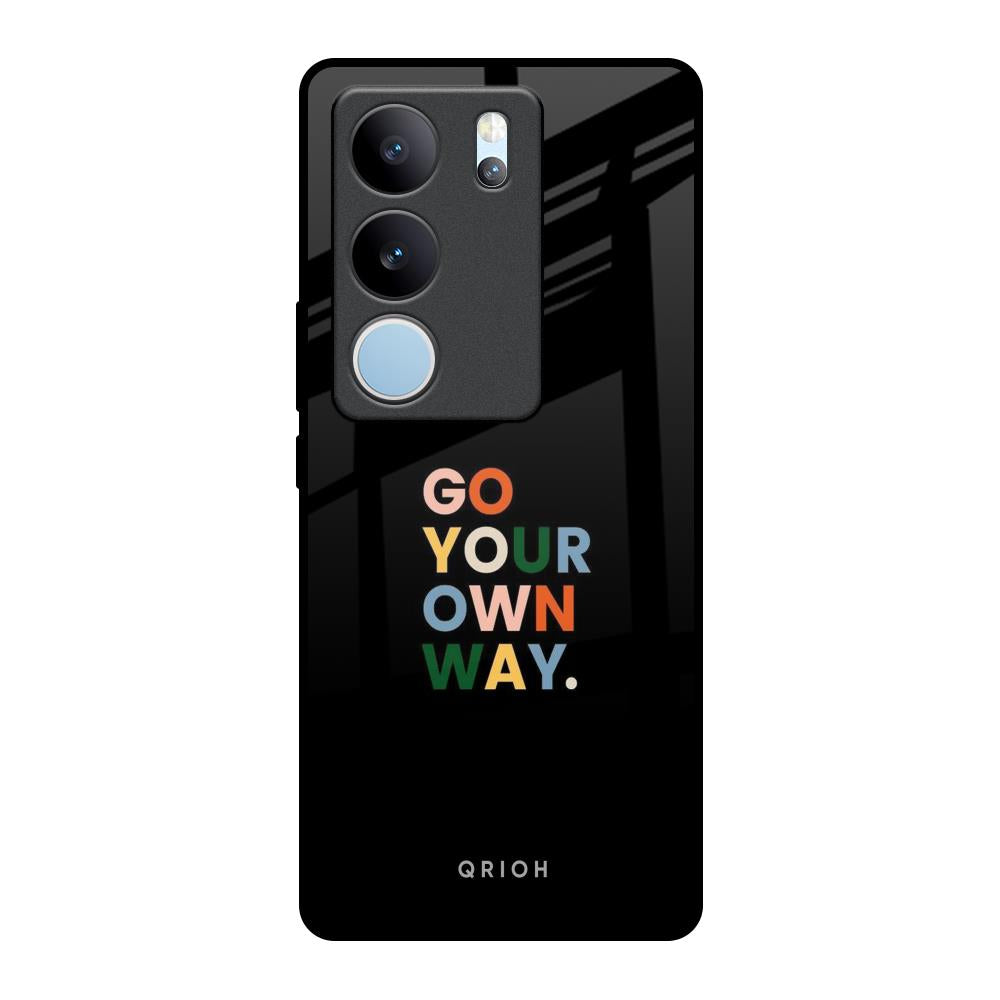 Go Your Own Way Vivo V29 5G Glass Back Cover Online
