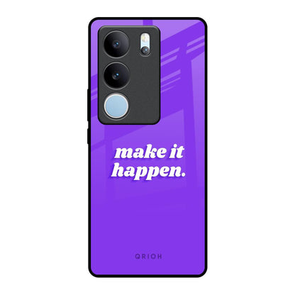 Make it Happen Vivo V29 5G Glass Back Cover Online
