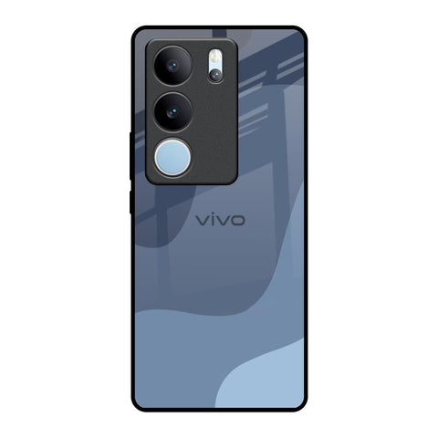 Navy Blue Ombre Vivo V29 5G Glass Back Cover Online