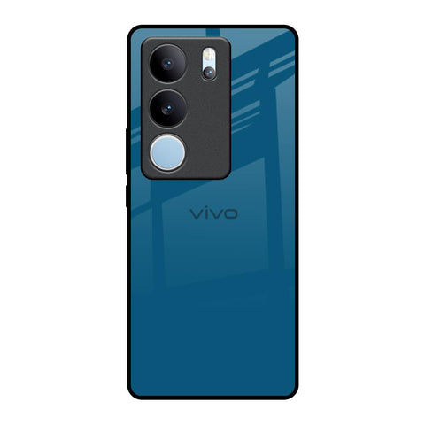 Cobalt Blue Vivo V29 5G Glass Back Cover Online
