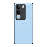 Pastel Sky Blue Vivo V29 5G Glass Back Cover Online