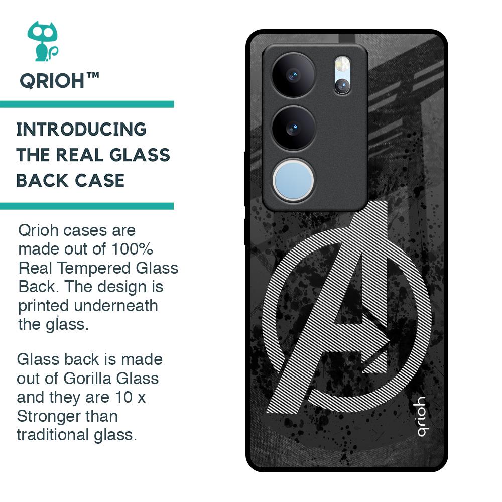 Sign Of Hope Glass Case for Vivo V29 5G