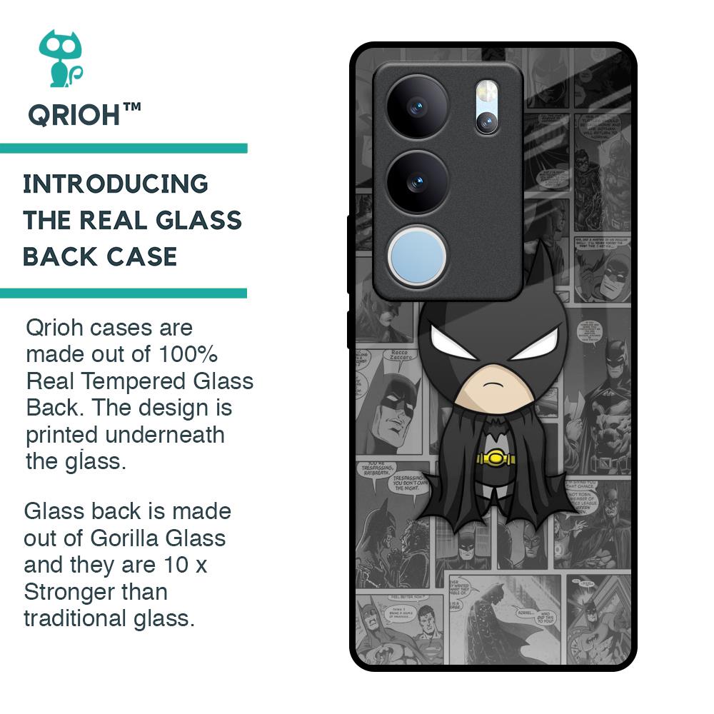 Cartoon Art Glass Case for Vivo V29 5G