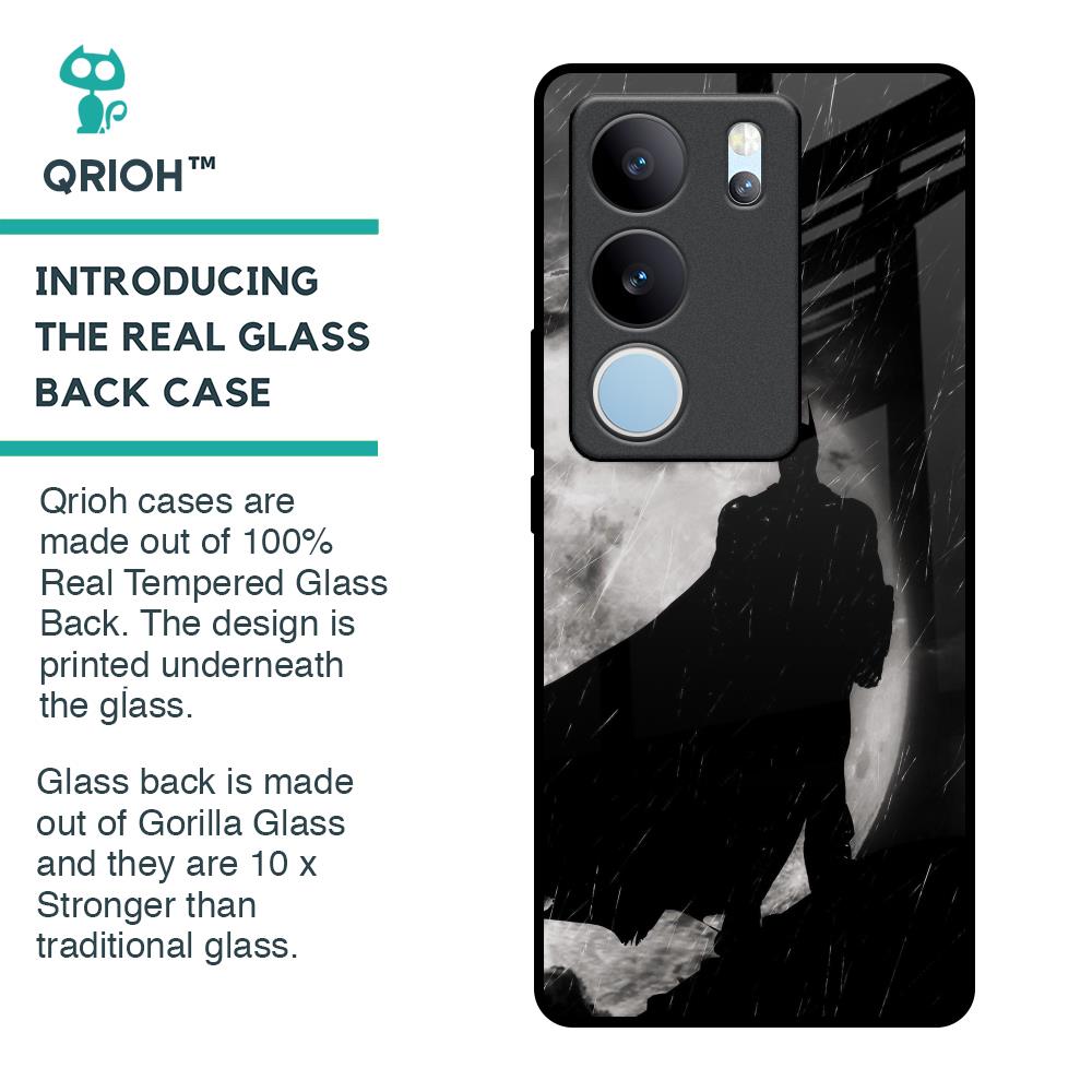 Dark Warrior Hero Glass Case for Vivo V29 5G