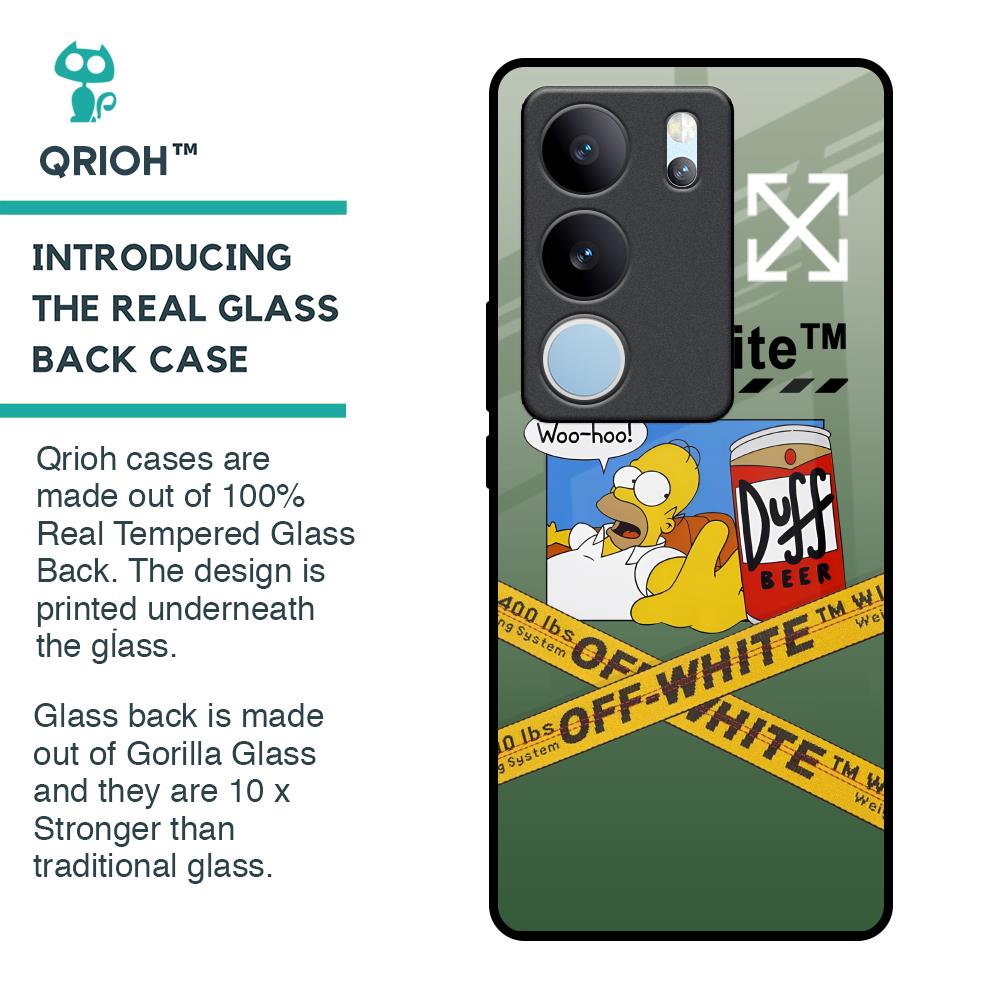 Duff Beer Glass Case for Vivo V29 5G