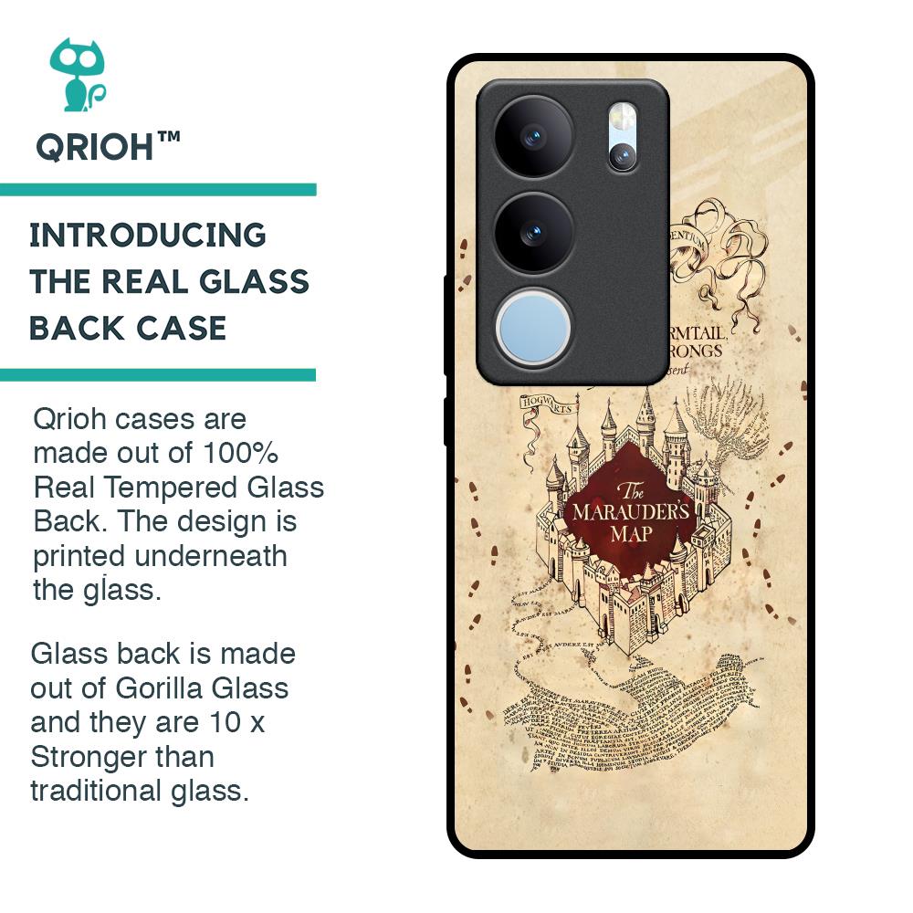 Magical Map Glass Case for Vivo V29 5G