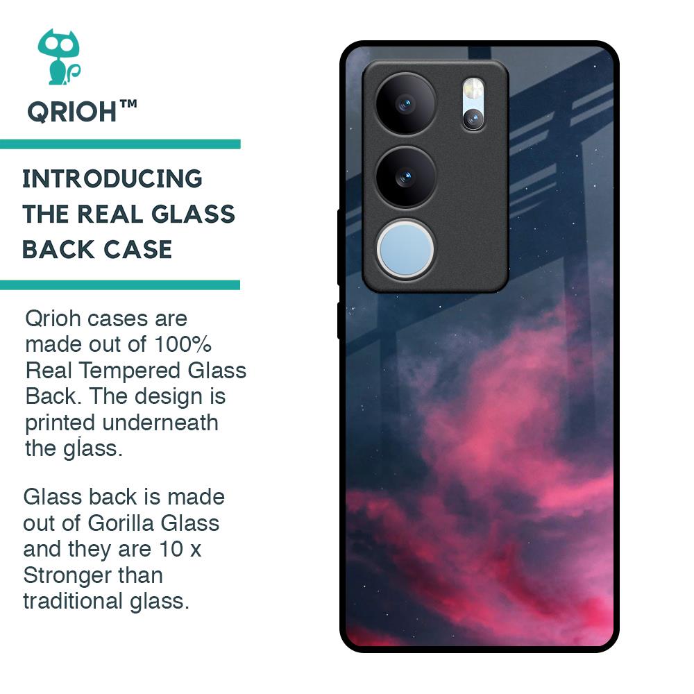 Moon Night Glass Case For Vivo V29 5G