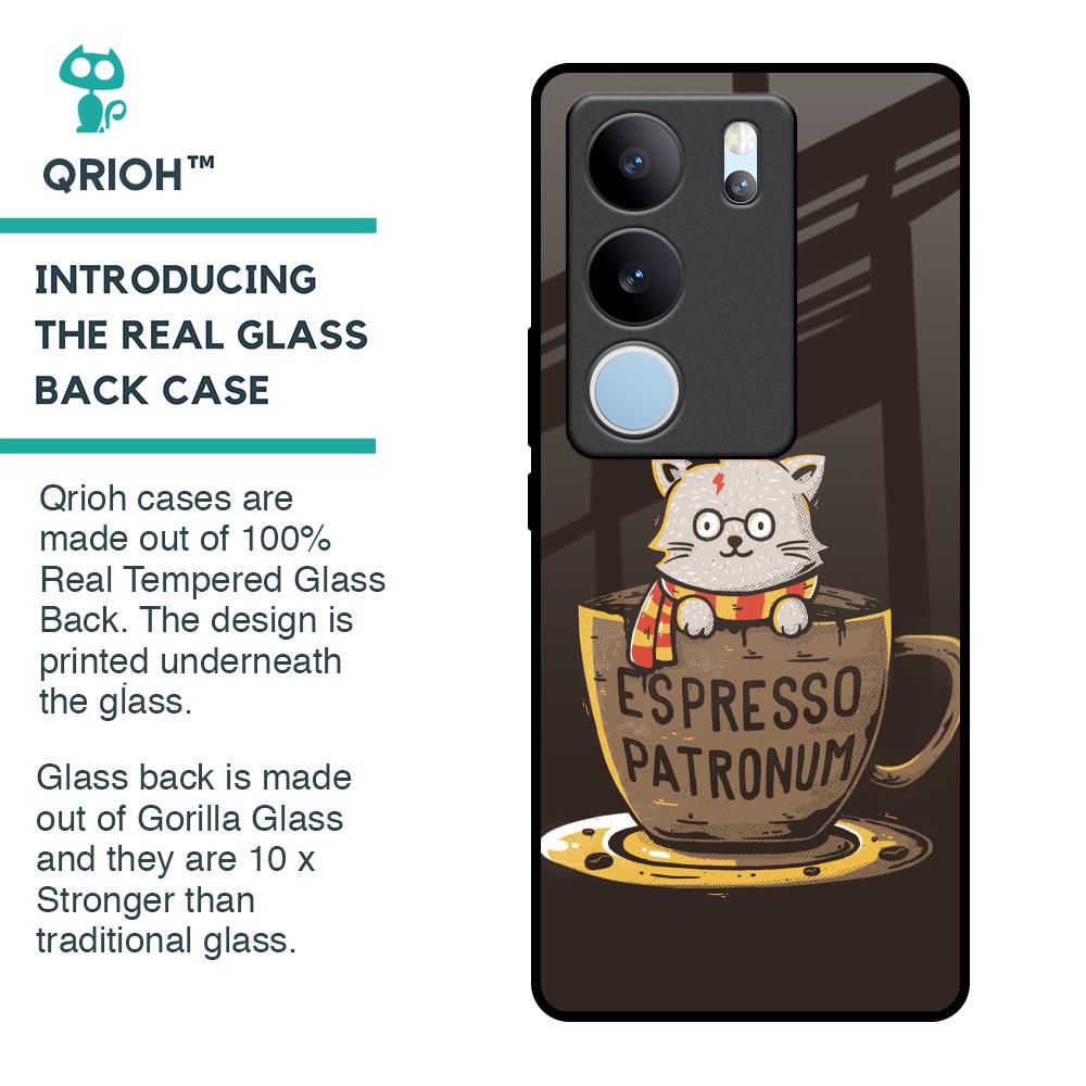 Tea With Kitty Glass Case For Vivo V29 5G