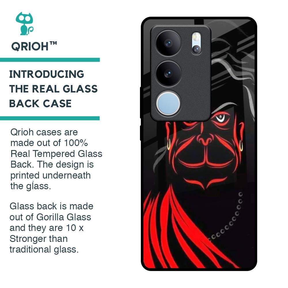 Lord Hanuman Glass Case For Vivo V29 5G