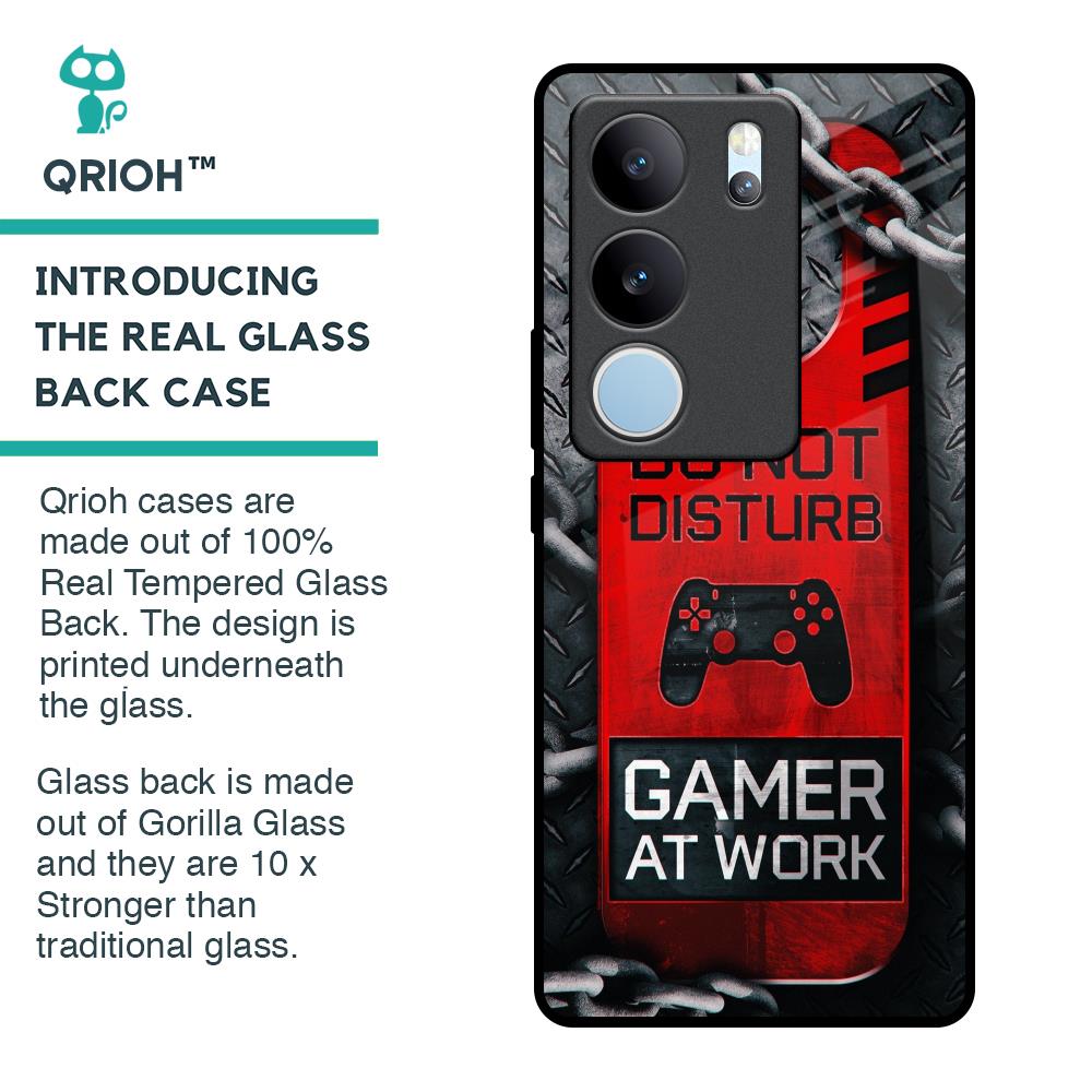 Do No Disturb Glass Case For Vivo V29 5G