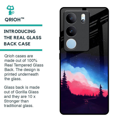 Drive In Dark Glass Case For Vivo V29 5G