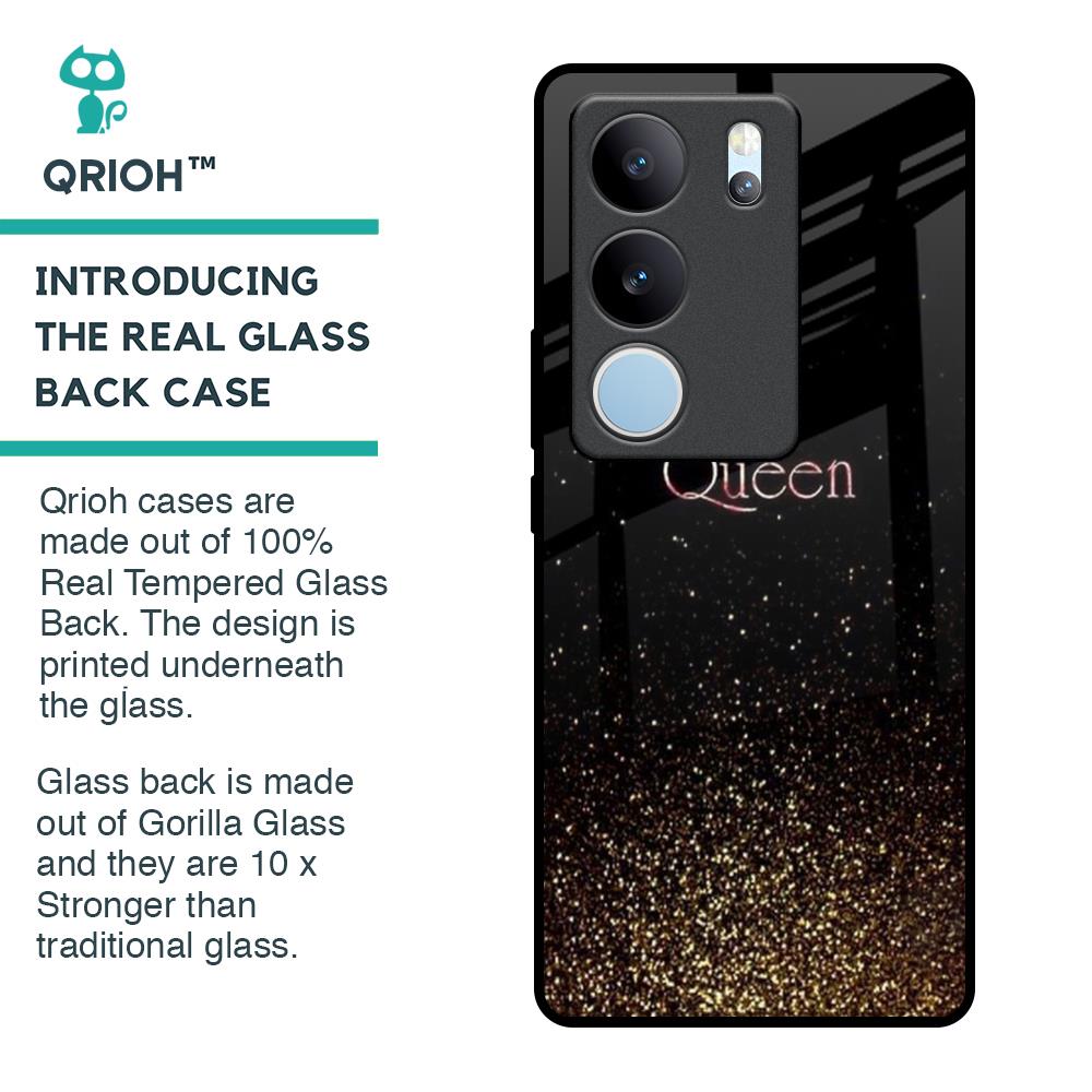 I Am The Queen Glass Case for Vivo V29 5G