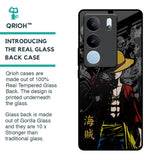 Dark Luffy Glass Case for Vivo V29 5G