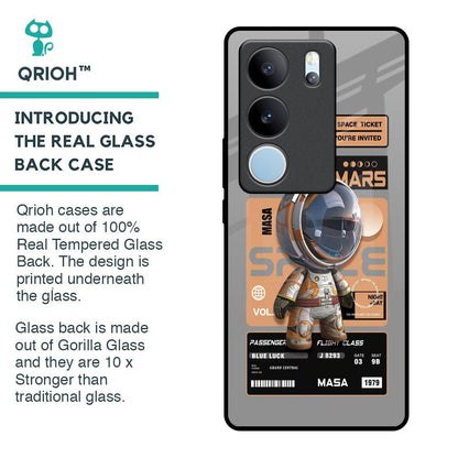Space Ticket Glass Case for Vivo V29 5G