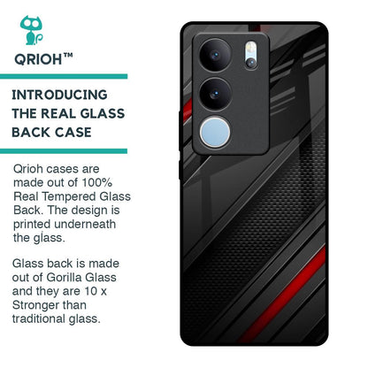 Modern Abstract Glass Case for Vivo V29 5G