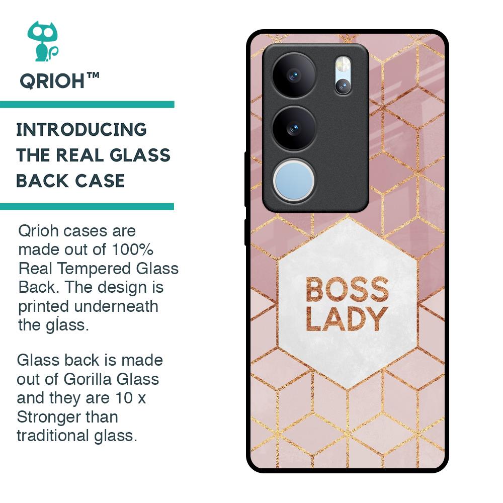 Boss Lady Glass Case for Vivo V29 5G