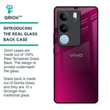 Pink Burst Glass Case for Vivo V29 5G
