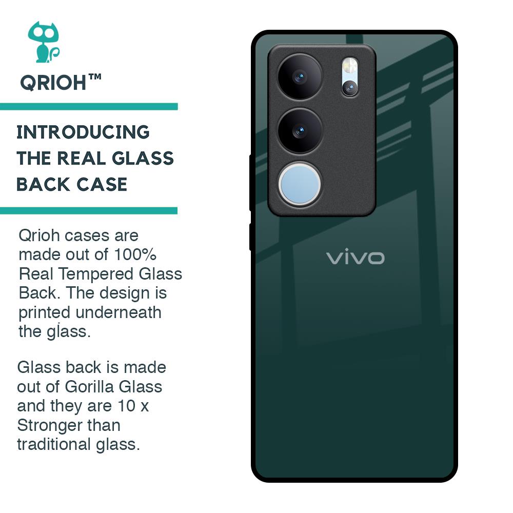 Olive Glass Case for Vivo V29 5G