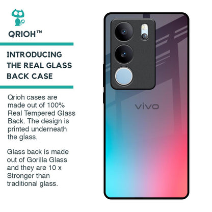 Rainbow Laser Glass Case for Vivo V29 5G