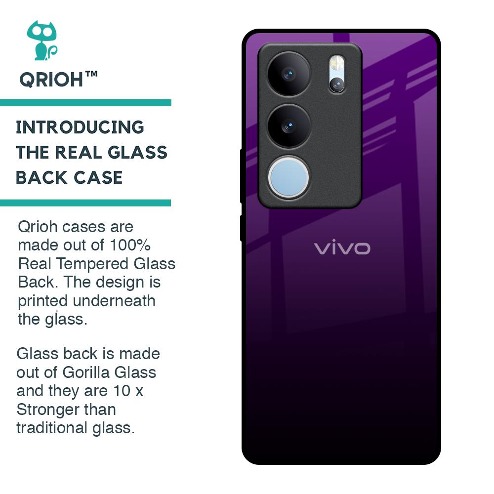 Harbor Royal Blue Glass Case For Vivo V29 5G