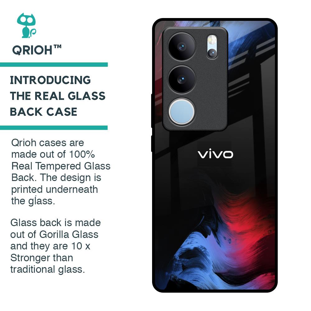 Fine Art Wave Glass Case for Vivo V29 5G
