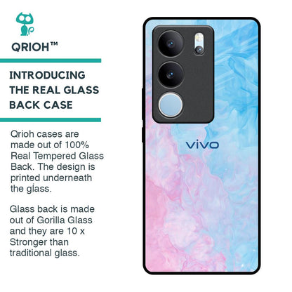 Mixed Watercolor Glass Case for Vivo V29 5G