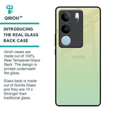 Mint Green Gradient Glass Case for Vivo V29 5G