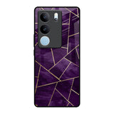 Geometric Purple Vivo V29 Pro 5G Glass Back Cover Online