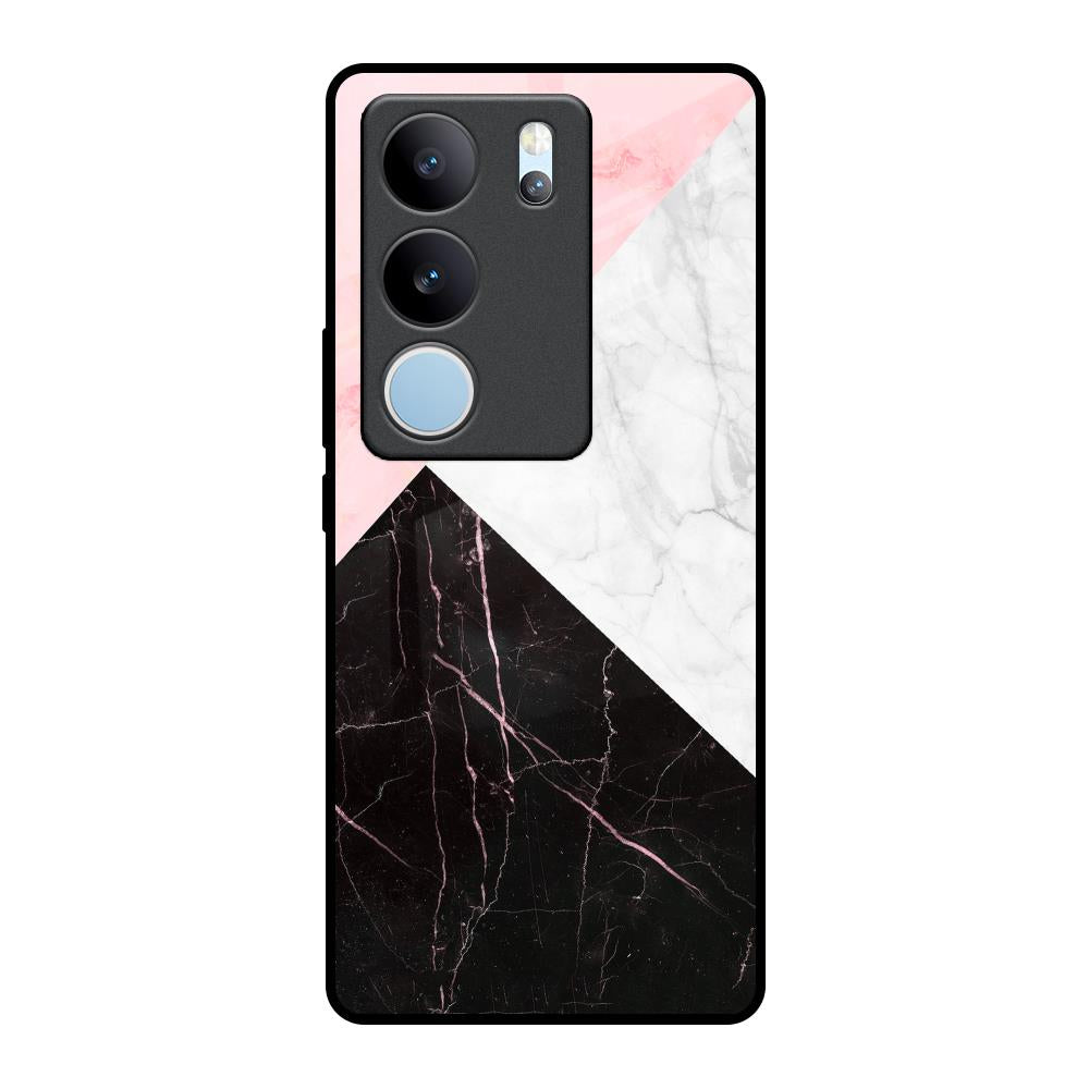 Marble Collage Art Vivo V29 Pro 5G Glass Back Cover Online