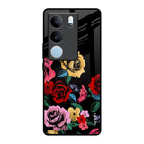 Floral Decorative Vivo V29 Pro 5G Glass Back Cover Online