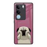 Funny Pug Face Vivo V29 Pro 5G Glass Back Cover Online