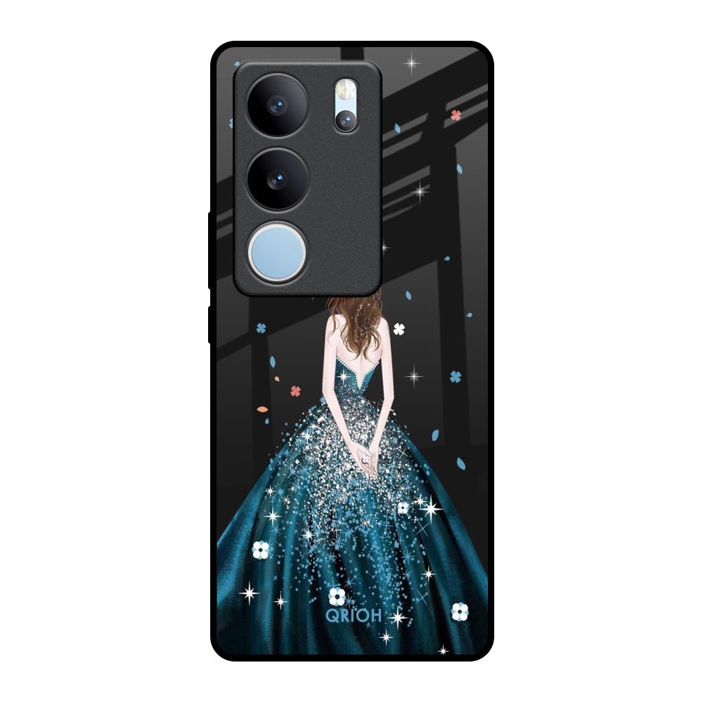 Queen Of Fashion Vivo V29 Pro 5G Glass Back Cover Online