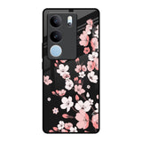 Black Cherry Blossom Vivo V29 Pro 5G Glass Back Cover Online