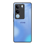 Vibrant Blue Texture Vivo V29 Pro 5G Glass Back Cover Online
