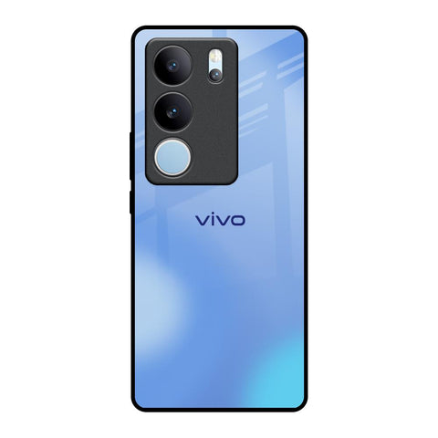 Vibrant Blue Texture Vivo V29 Pro 5G Glass Back Cover Online