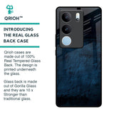 Dark Blue Grunge Glass Case for Vivo V29 Pro 5G