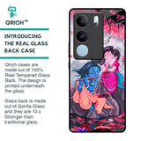 Radha Krishna Art Glass Case for Vivo V29 Pro 5G