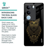 Golden Owl Glass Case for Vivo V29 Pro 5G