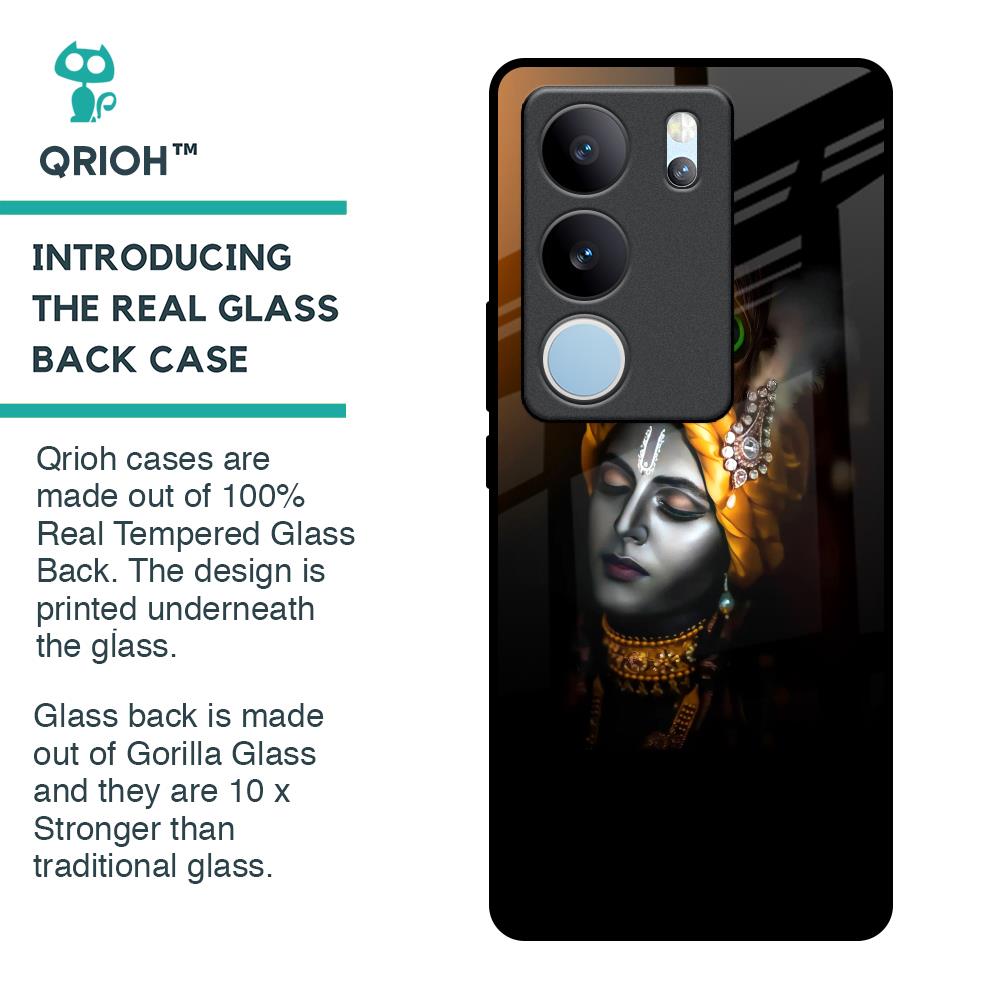 Ombre Krishna Glass Case for Vivo V29 Pro 5G