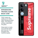 Supreme Ticket Glass Case for Vivo V29 Pro 5G
