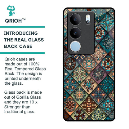 Retro Art Glass Case for Vivo V29 Pro 5G
